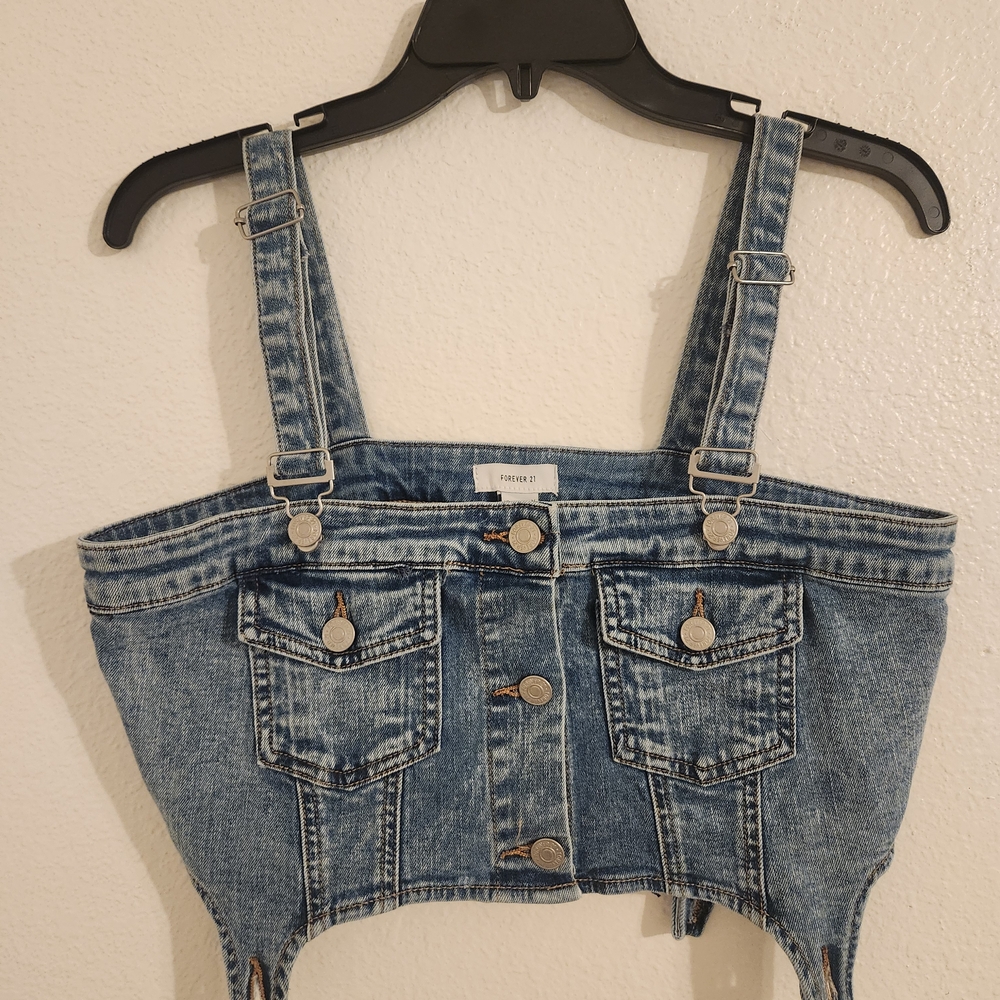 Forever 21 Blue Denim Women's Jean Top